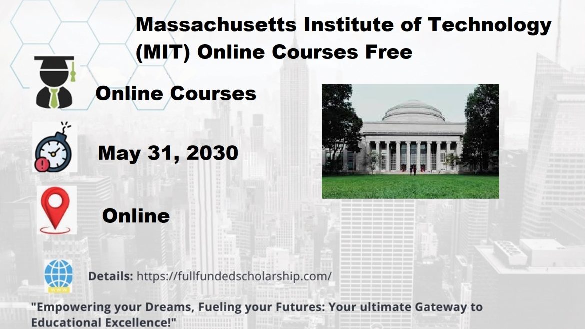 Massachusetts Institute of Technology (MIT) Online Courses Free