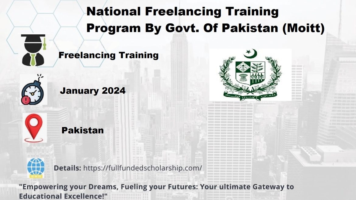 National Freelancing Training Program By Govt. Of Pakistan (Moitt)