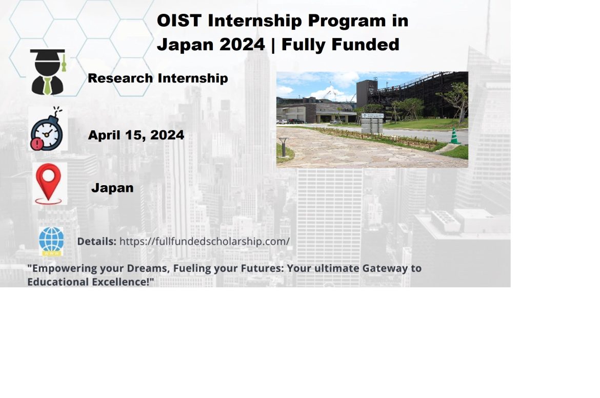 OIST Internship Program in Japan 2024 | Fully Funded