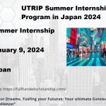 UTRIP Summer Internship Program in Japan 2024