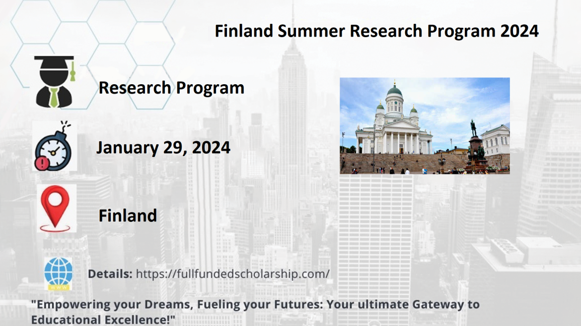 Finland Summer Research Program 2024