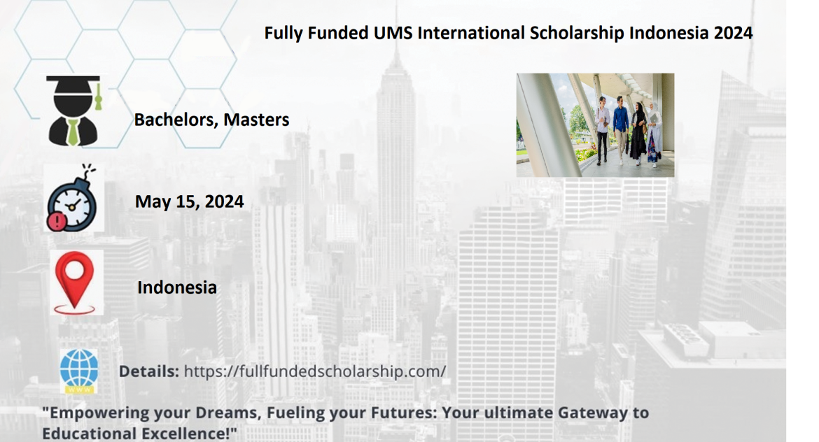 Fully Funded UMS International Scholarship Indonesia 2024