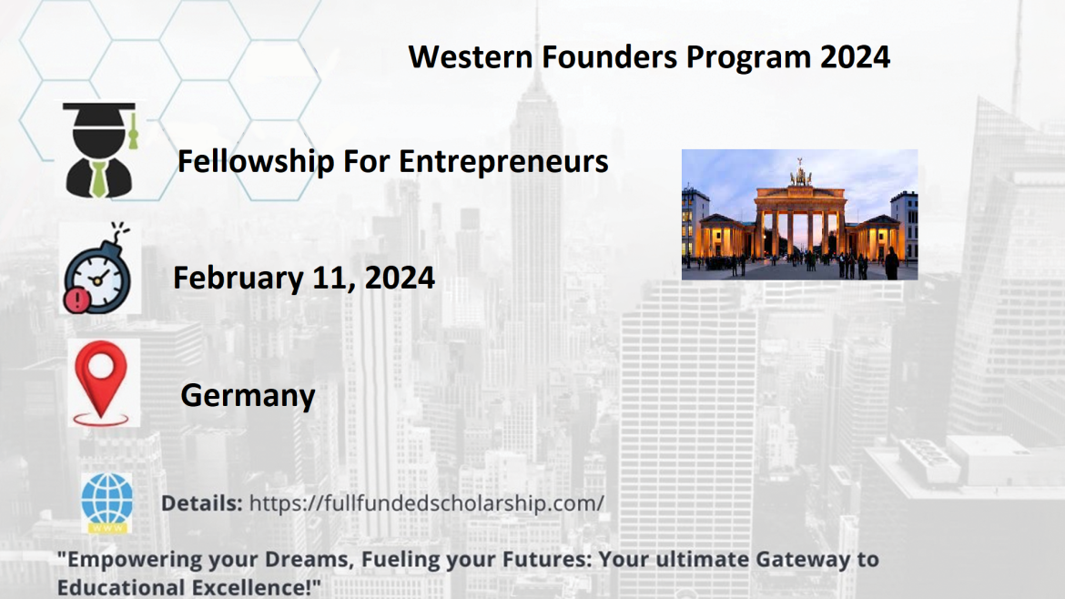 Western Founders Program 2024