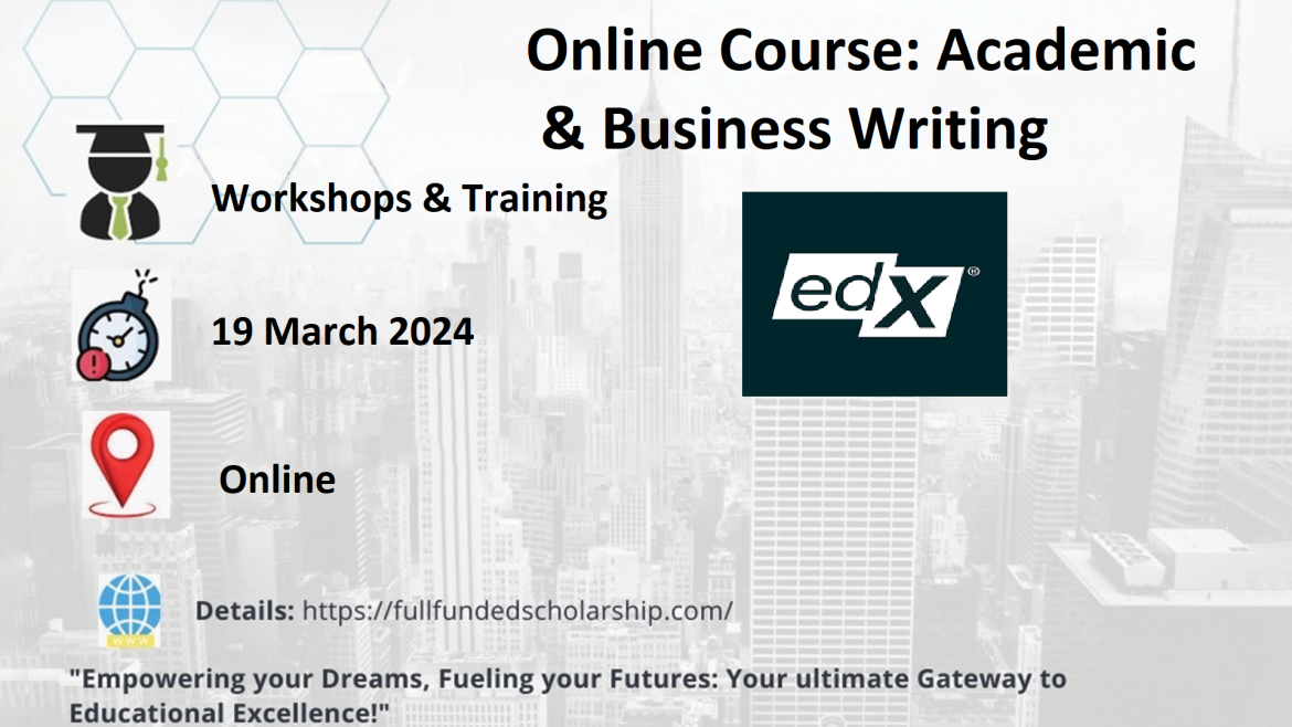 Online Course: Academic and Business Writing