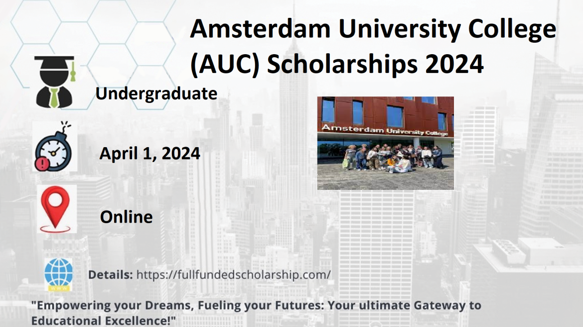 Amsterdam University College (AUC) Scholarships 2024