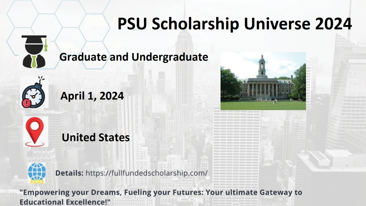 PSU Scholarship Universe 2024