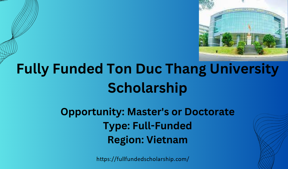 Fully Funded Ton Duc Thang University Scholarship
