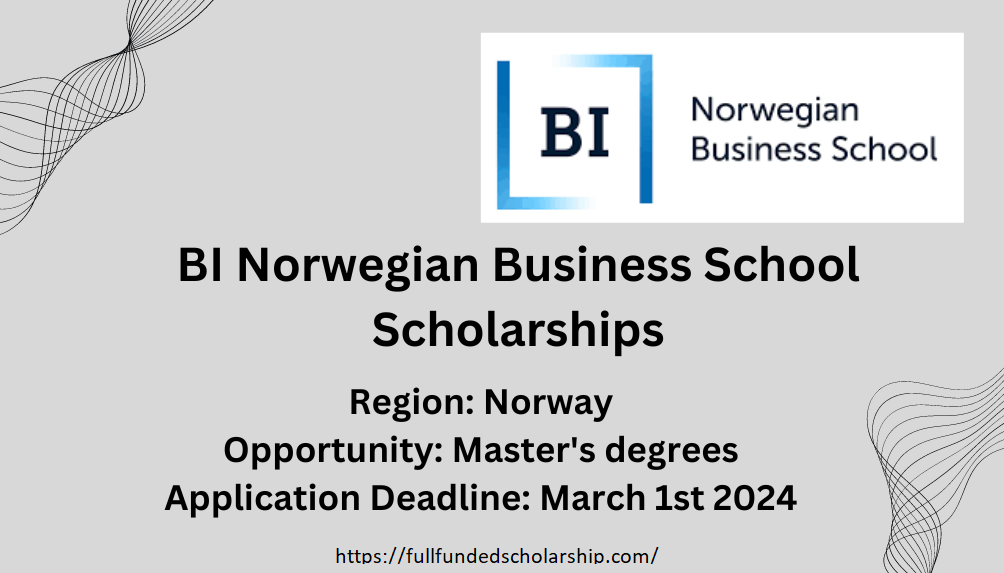 BI Norwegian Business School Scholarships